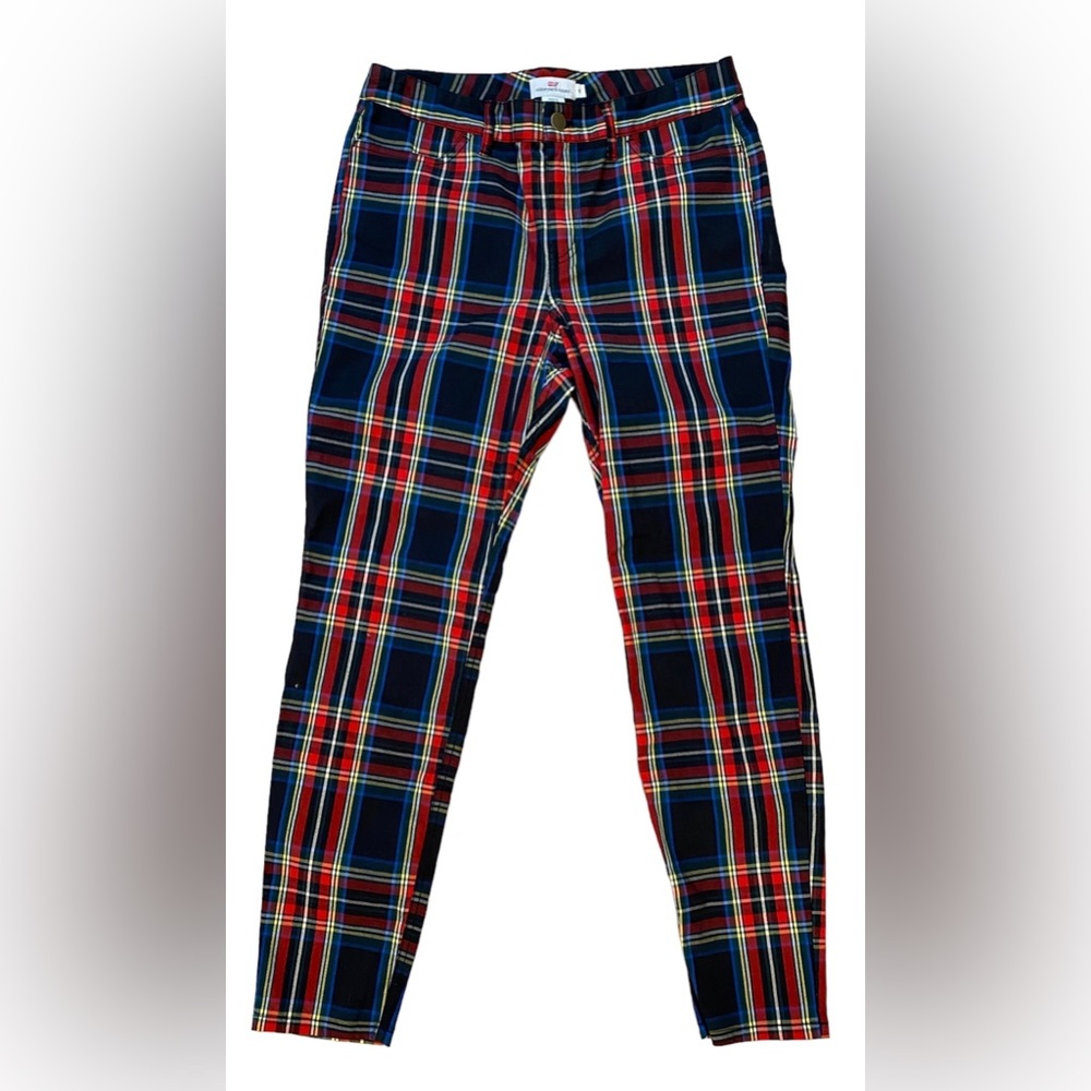 Vineyard Vines Women’s Plaid 5 Pocket Pants
